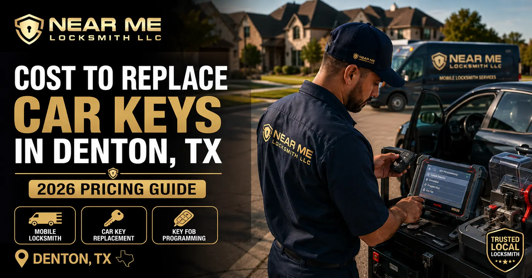 Cost to Replace Car Keys in Denton, TX